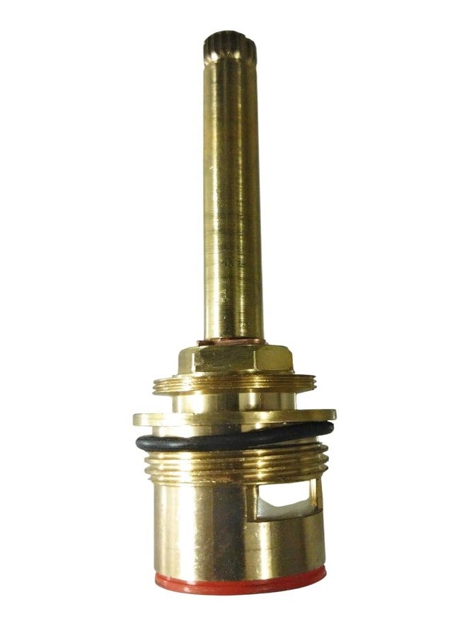 Ausam Brass Concealed Stop Valve Spindle | Ceramic Disc Quarter Turn Faucet Valve for Hot Cold Water and Angel Cock Shower Tap | Durable Inner Cartridge Replacement Hardware for Bathroom, Kitchen (3/4 inch) - Image 1